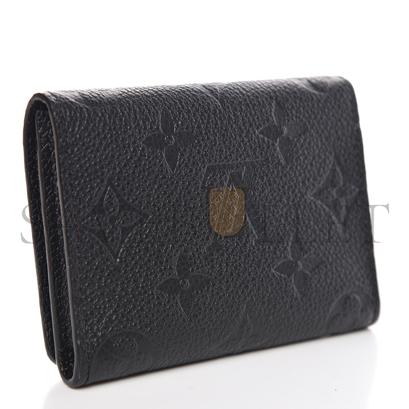 LOUIS VUITTON EMPREINTE BUSINESS CARD HOLDER BLACK M58456 (10.5*8cm)